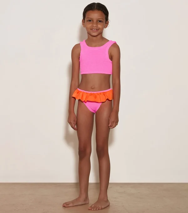 Kids Hunza G Baby 2-6 Yrs-Baby Duo Olive Bikini -
