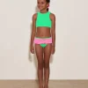 Kids Hunza G Baby 2-6 Yrs-Baby Duo Olive Bikini -