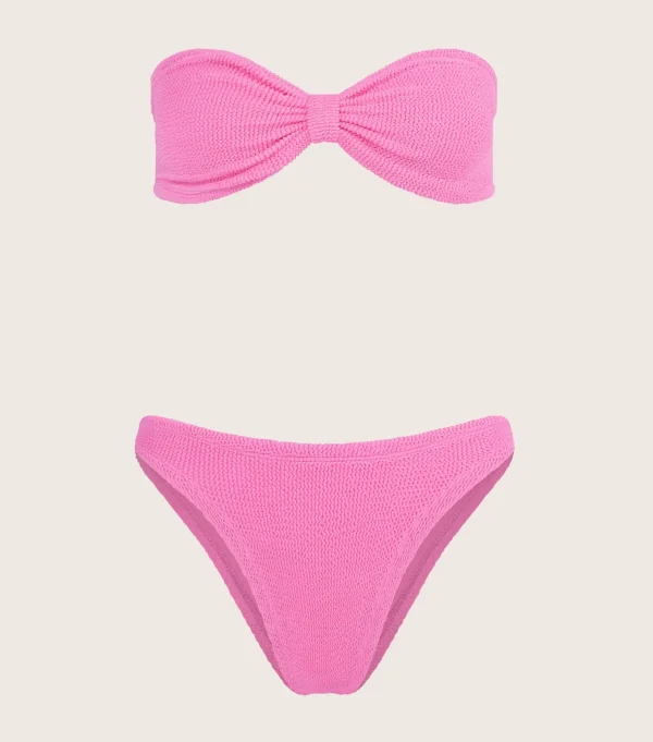 Hunza G Bikini Sets | Bandeau-Coverage Jean Bikini -