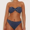 Hunza G Bikini Sets | Bandeau-Coverage Jean Bikini -