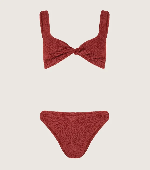 Hunza G Bikini Sets | Bralette-Coverage Juno Bikini -
