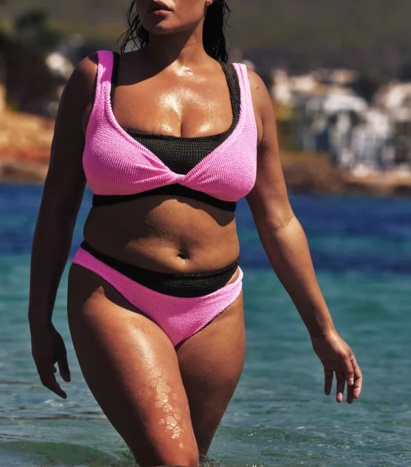 Hunza G Bikini Sets | Bralette-Coverage Juno Bikini -