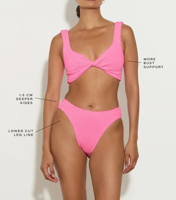 Hunza G Bikini Sets | Bralette-Coverage Juno Bikini -