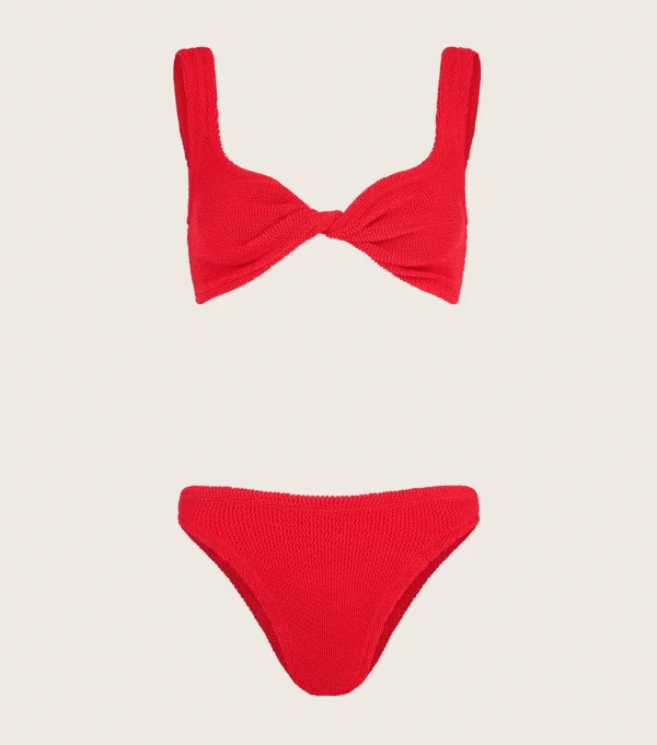 Hunza G Bikini Sets | Bralette-Coverage Juno Bikini -