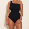 Hunza G One Shoulder-Coverage Nancy Swim -