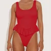 Hunza G Scoop Neck-Denise Swim -