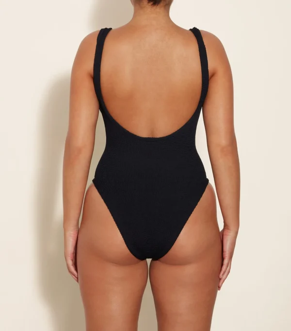 Hunza G Scoop Neck-Domino Swim -