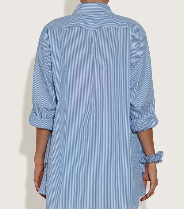 Hunza G Shirts And Tops-Embroidered Oversized Shirt -