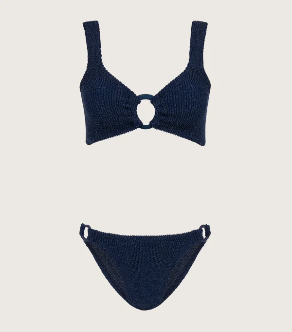 Hunza G Bikini Sets | Bralette-Hallie Lurex Bikini -
