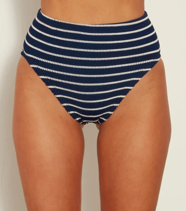 Hunza G Bikini Sets | Separates-High Waist Bikini Bottom -