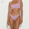 Hunza G Bikini Sets | Bralette- X Helena Christensen Xandra Stripe Bikini -