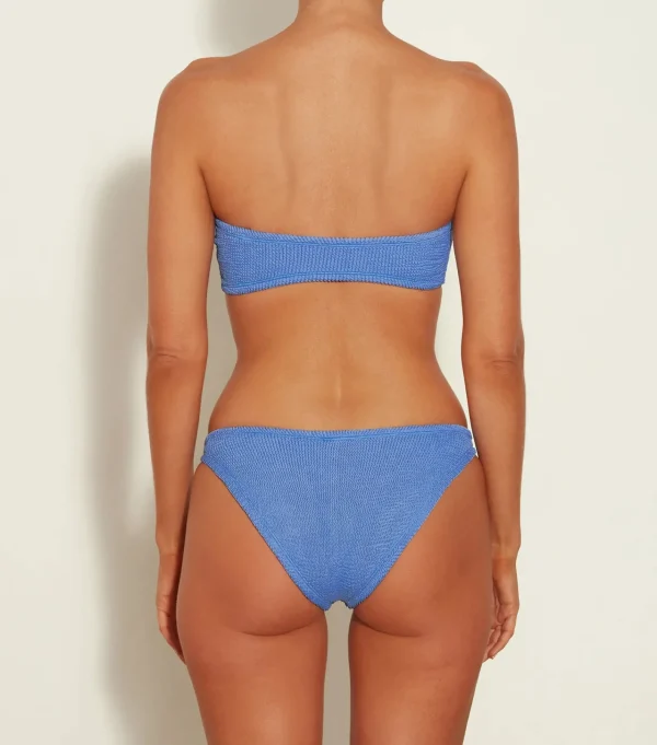 Hunza G Bikini Sets | Bandeau-Jean Bikini - Blue