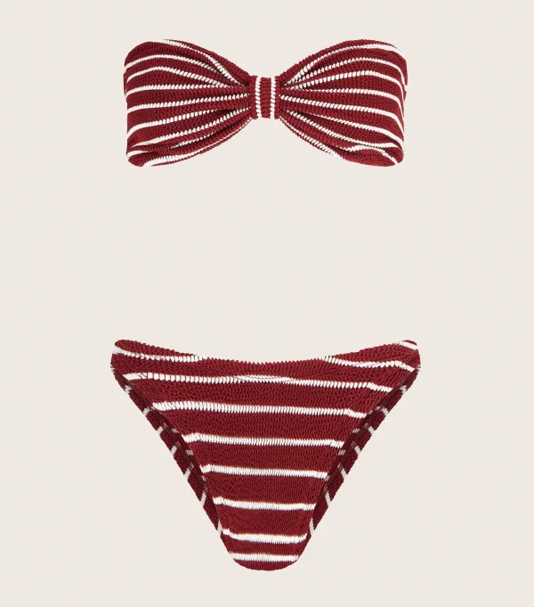 Hunza G Bikini Sets | Bandeau-Jean Bikini -