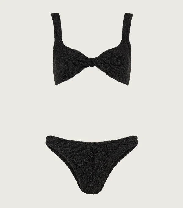 Hunza G Bikini Sets | Bralette-Juno Lurex Bikini -