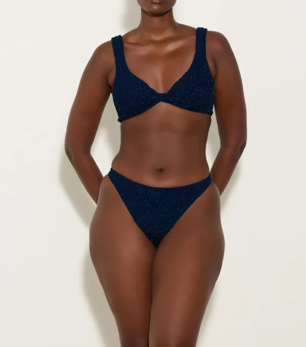 Hunza G Bikini Sets | Bralette-Juno Lurex Bikini -