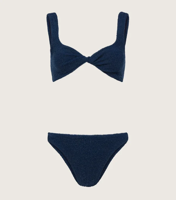 Hunza G Bikini Sets | Bralette-Juno Lurex Bikini -