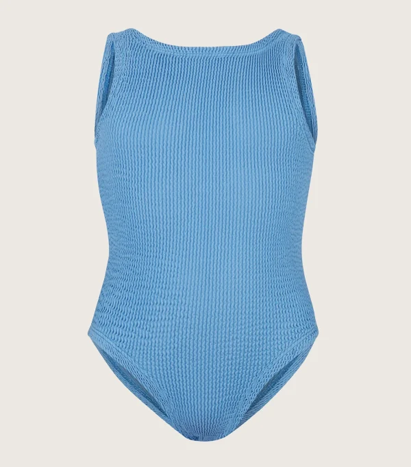Kids Hunza G Kids - 7-12 Yrs-Kids Classic Swim - Blue