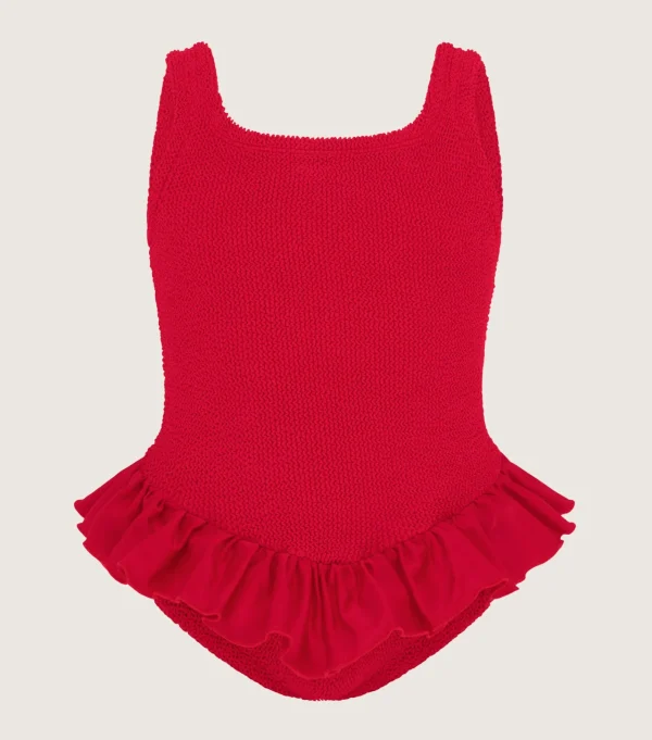 Kids Hunza G Kids - 7-12 Yrs-Kids Denise Swim - Red