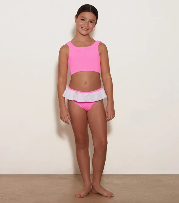 Kids Hunza G Kids - 7-12 Yrs-Kids Olive Bikini -