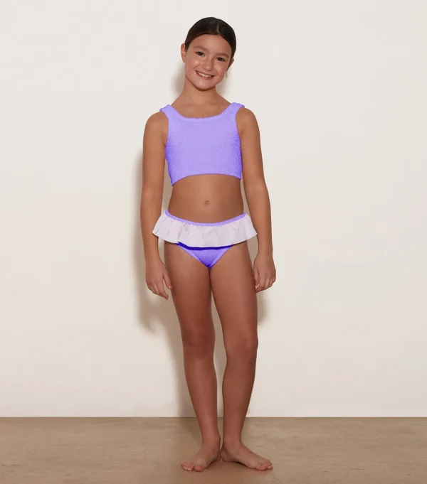 Kids Hunza G Kids - 7-12 Yrs-Kids Olive Bikini -