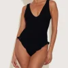 Hunza G V Neck-Lisa Swim -