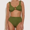 Hunza G Bikini Sets | Bralette-Nadine Bikini With Tonal Hoops -