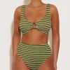 Hunza G Bikini Sets | Bralette-Nadine Bikini With Tonal Hoops -