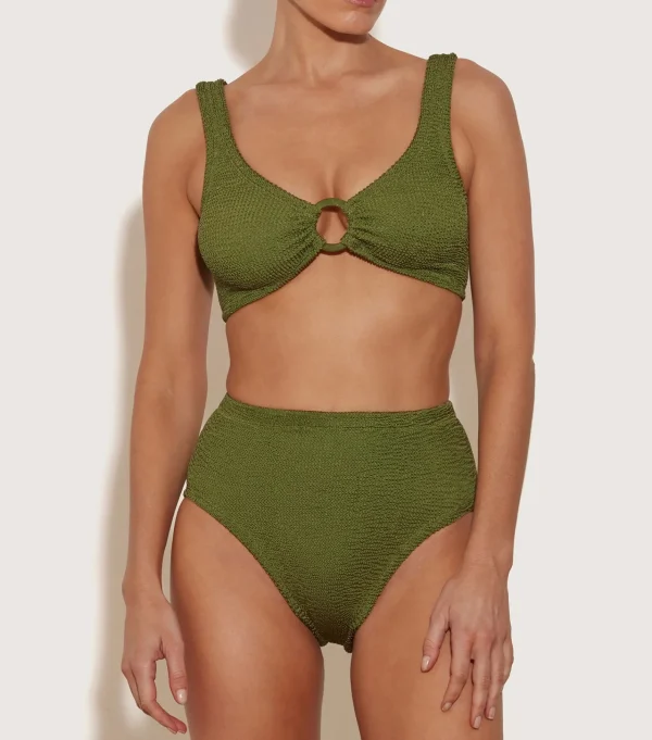 Hunza G Bikini Sets | Bralette-Nadine Bikini With Tonal Hoops -