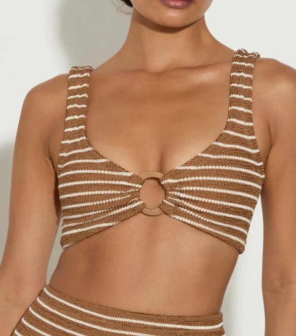 Hunza G Bikini Sets | Bralette-Nadine Bikini With Tonal Hoops -