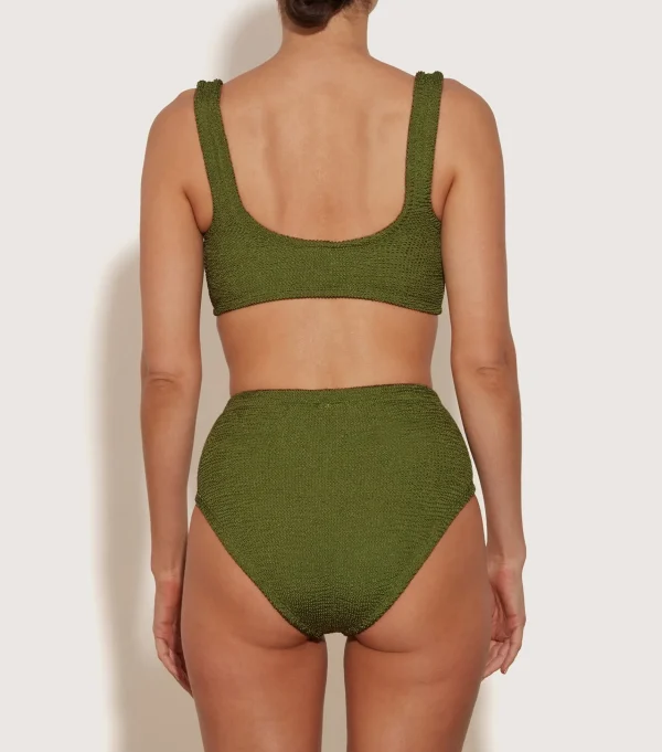 Hunza G Bikini Sets | Bralette-Nadine Bikini With Tonal Hoops -