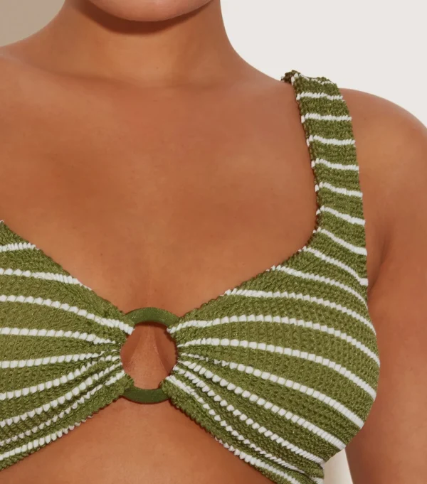 Hunza G Bikini Sets | Bralette-Nadine Bikini With Tonal Hoops -