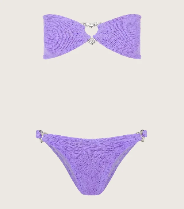 Hunza G Bikini Sets | Bandeau-Nicole Bikini -