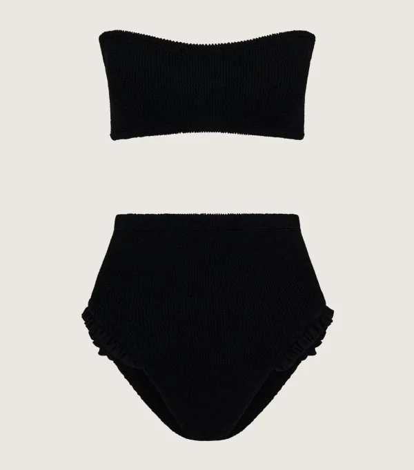 Hunza G Bikini Sets | Bandeau-Osiris Frill Bikini -
