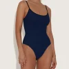 Hunza G Scoop Neck-Pamela Swim Contrast -