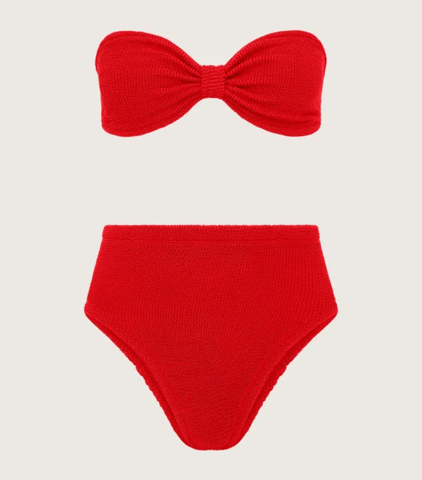 Hunza G Bikini Sets | High-Waisted-Ruby Bikini -
