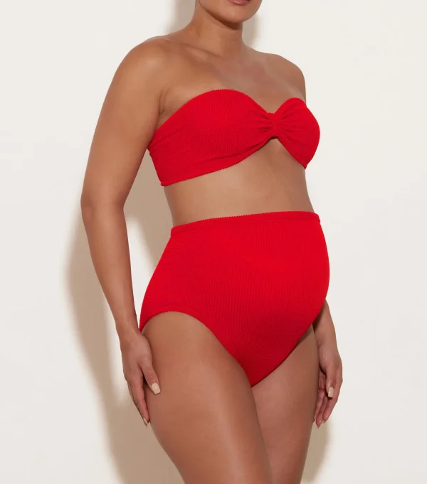 Hunza G Bikini Sets | High-Waisted-Ruby Bikini -