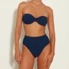 Hunza G Bikini Sets | Bandeau-Ruby Bikini Lurex -