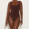 Hunza G Square Neck-Square Neck Nile Swim -