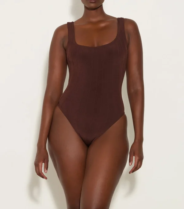 Hunza G Square Neck-Square Neck Nile Swim -