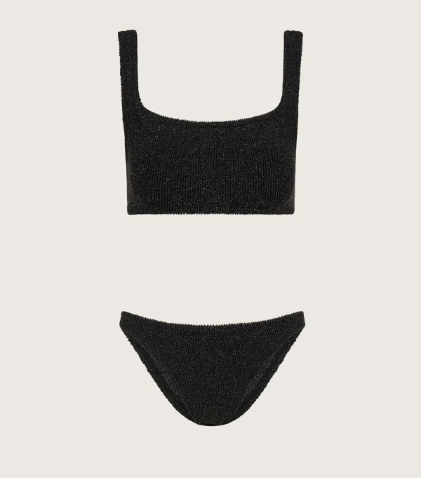 Hunza G Bikini Sets | Bralette-Xandra Lurex Bikini -